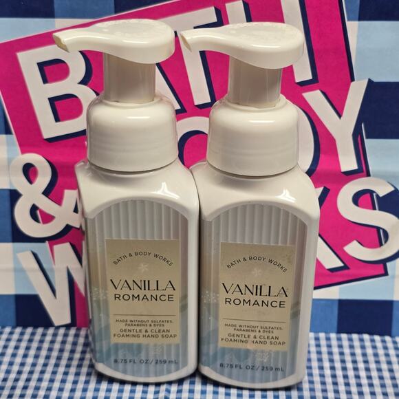 BBW Vanilla Romance Gentle & Clean Foaming Hand Soap | 2 Pack - Picture 1 of 2